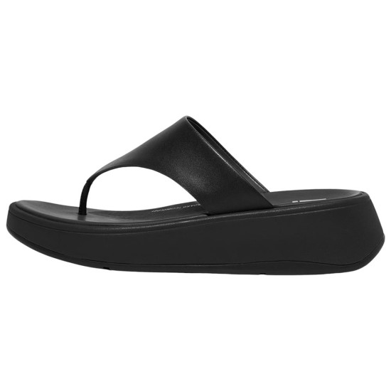 FitFlop F-MODE Leather Flatform Toe-Post Sandals